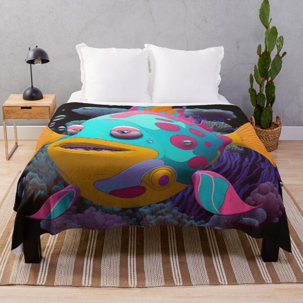Item preview, Bruxish, the Colorful Psychic Fish in murky waters! designed and sold by Frocentric.