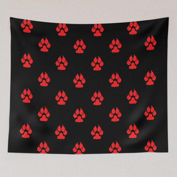 Item preview, Red dog paws designed and sold by andrew JOHNSEN.