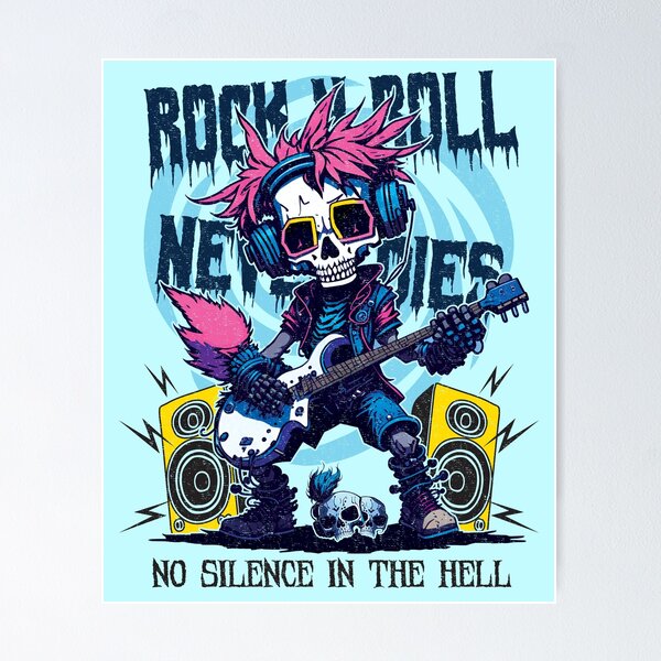 Item preview, Rock and roll never dies (dirty ver.) - funny saying designed and sold by VichallanStudio.