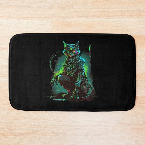 Item preview,  Super Hero The Cyber Cat Number 8 designed and sold by asurathunder.