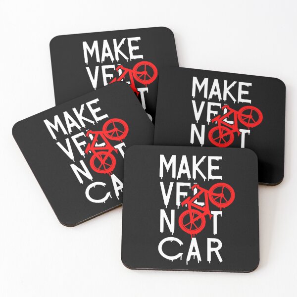 Item preview, MAKE BIKE NOT CAR! (cycling) designed and sold by francoisville.