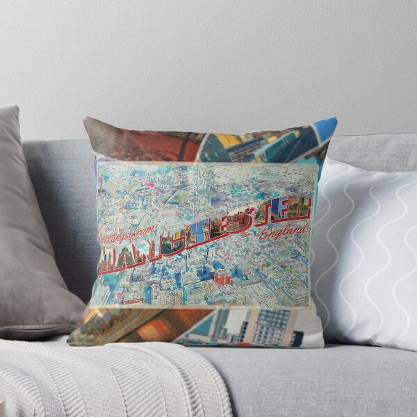 Item preview, Greetings from Manchester in England Vintage style retro souvenir designed and sold by DeveloperProp0.