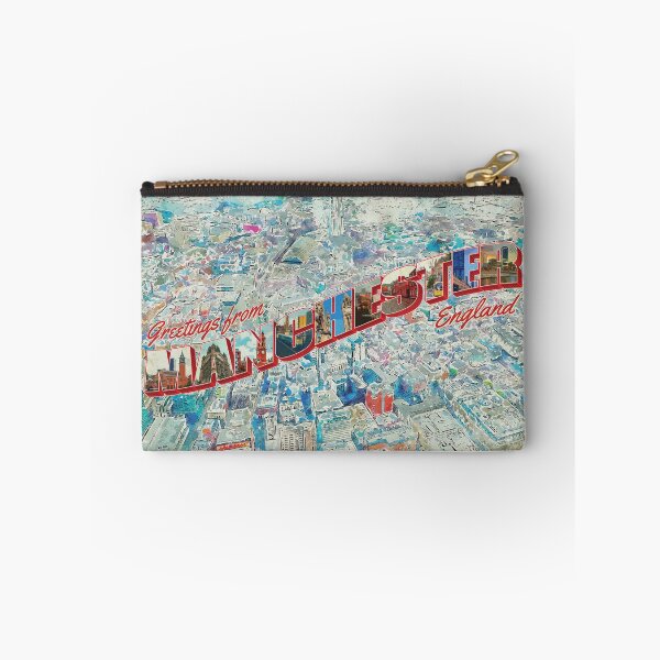 Item preview, Greetings from Manchester in England Vintage style retro souvenir designed and sold by DeveloperProp0.