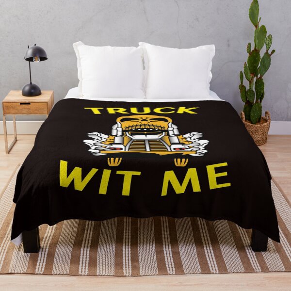 Item preview, Mad Trucker Truckers Skull Truck Wit Me NFGY designed and sold by TeamsterLife.