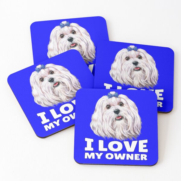 Item preview, Maltese Dog Owner I Love My Owner  designed and sold by fantasticdesign.
