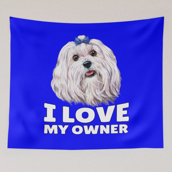 Item preview, Maltese Dog Owner I Love My Owner  designed and sold by fantasticdesign.