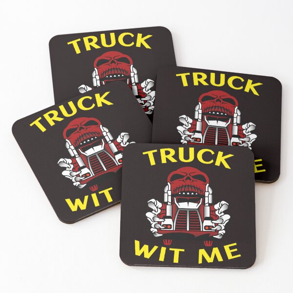 Item preview, Mad Trucker Truckers Skull Truck Wit Me NFRY designed and sold by TeamsterLife.
