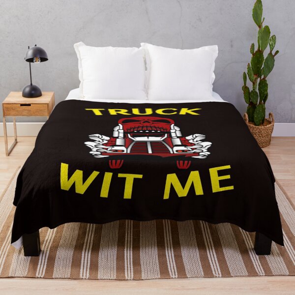 Item preview, Mad Trucker Truckers Skull Truck Wit Me NFRY designed and sold by TeamsterLife.