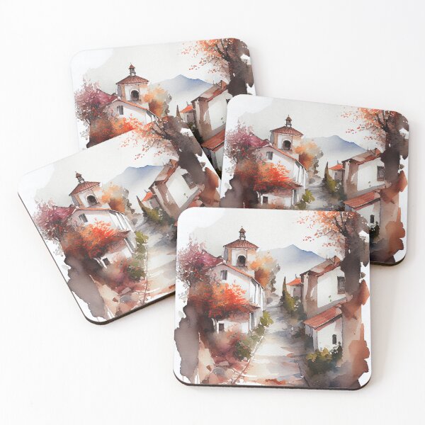 Item preview, Rural Village designed and sold by EllisAmassArt.