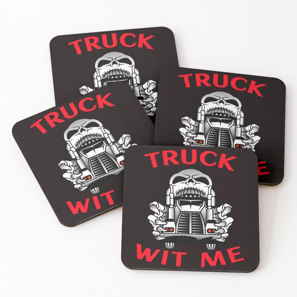 Item preview, Mad Trucker Truckers Skull Truck Wit Me NFWR designed and sold by TeamsterLife.