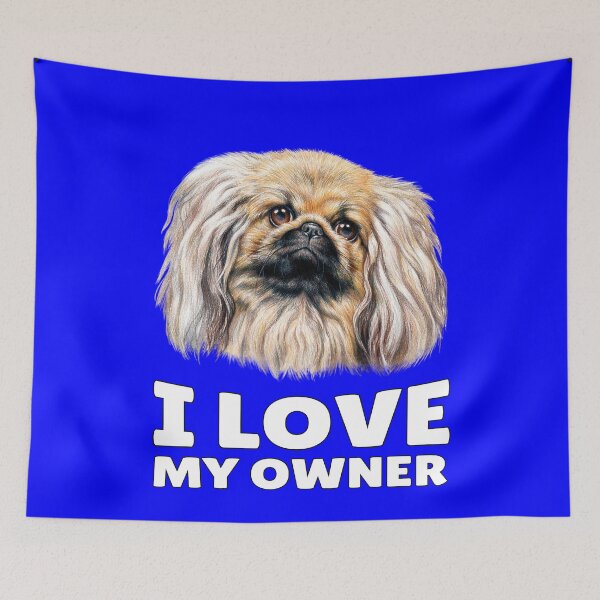 Item preview, Pekingese Dog Owner I Love My Owner designed and sold by fantasticdesign.
