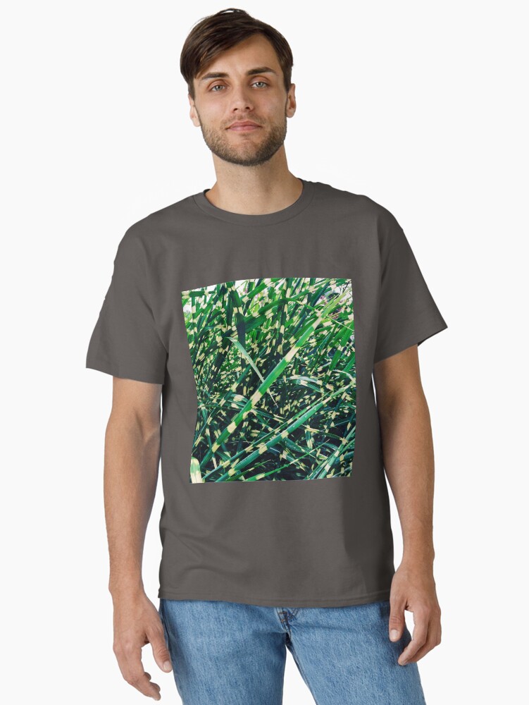 Thumbnail 1 of 7, Classic T-Shirt, Landscaper Gift - Zebra Grass designed and sold by OneDayArt.