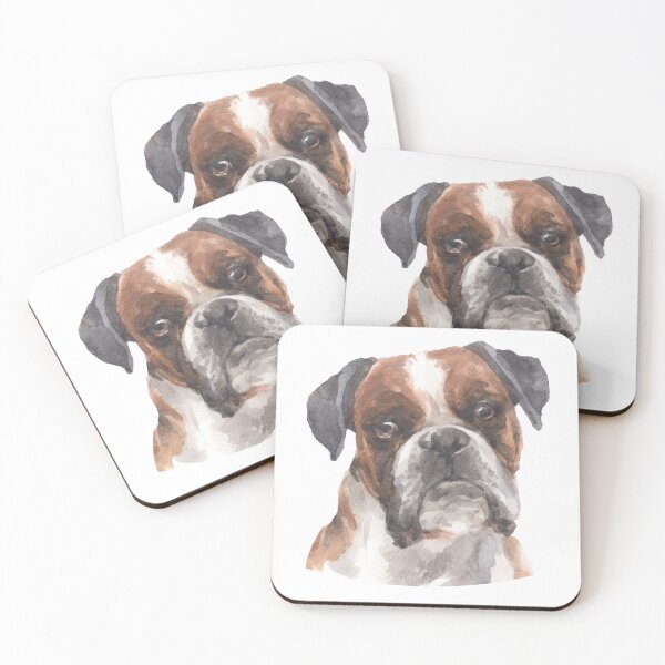 Item preview, Boxer Watercolor Art designed and sold by doglovershirts.