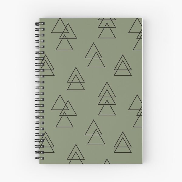 Item preview, Abstract Triangle Landscape Modern Seamless Pattern designed and sold by CreativeDraws42.