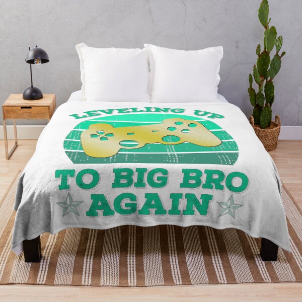 Item preview, Leveling Up To Big Bro Again Tee - Funny Gamer Gift designed and sold by KHRO.