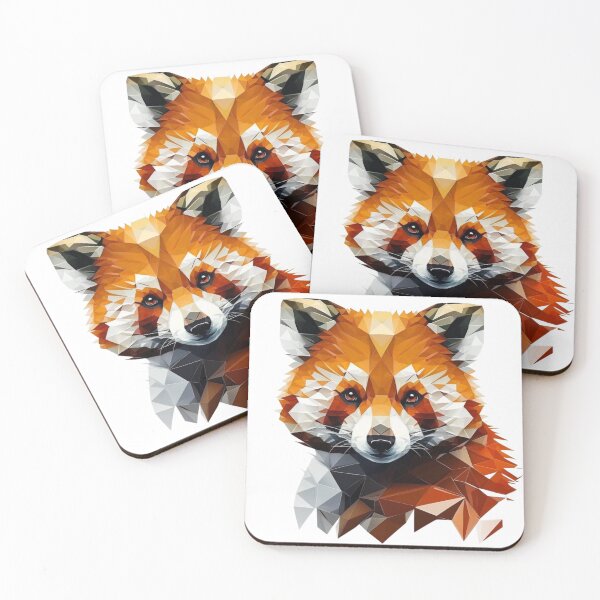 Item preview, Geometric Red Panda  designed and sold by bigrockdesigns.