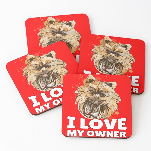 Artikelvorschau, Pommerscher Hundebesitzer Ich liebe meinen Besitzer entworfen und verkauft von fantasticdesign.