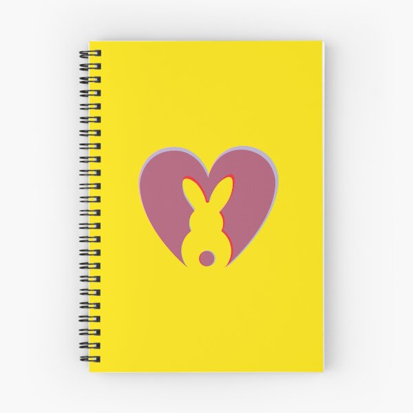 Item preview, Happy Easter wishes, Cartoon Rabbit Art With A Cute Heart, A Colourful Watercolor Heart designed and sold by haRexia.