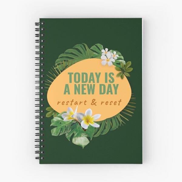 Item preview, TODAY IS A NEW DAY RESTART & RESET designed and sold by Ndli.
