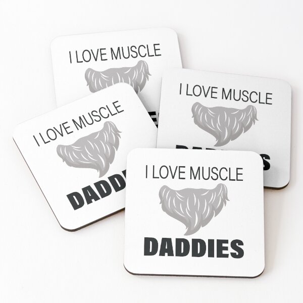 Item preview, I love muscle daddies-hot daddy beard  designed and sold by famaa.
