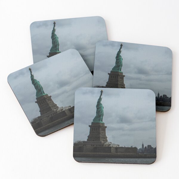 Item preview, Statue of Liberty with Manhattan in the background designed and sold by Mel Moreno.