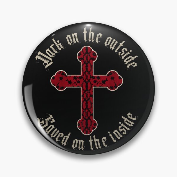 Item preview, Christian Goth Cross, Dark on the Outside Saved on The Inside designed and sold by OliviaGbyKyro.