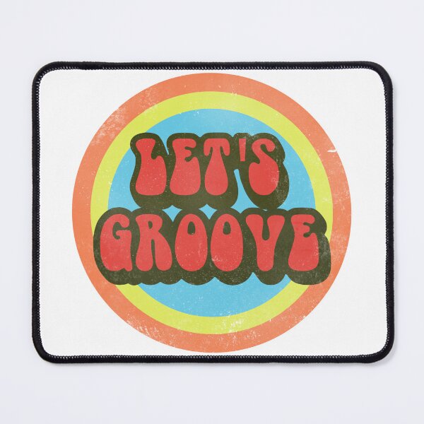 Item preview, Let's Groove - Faded Seventies Style (Red Lettering) designed and sold by PlasticPilchard.