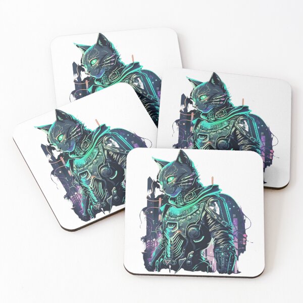 Item preview, Super Hero The Cyber Cat Number 10 designed and sold by asurathunder.