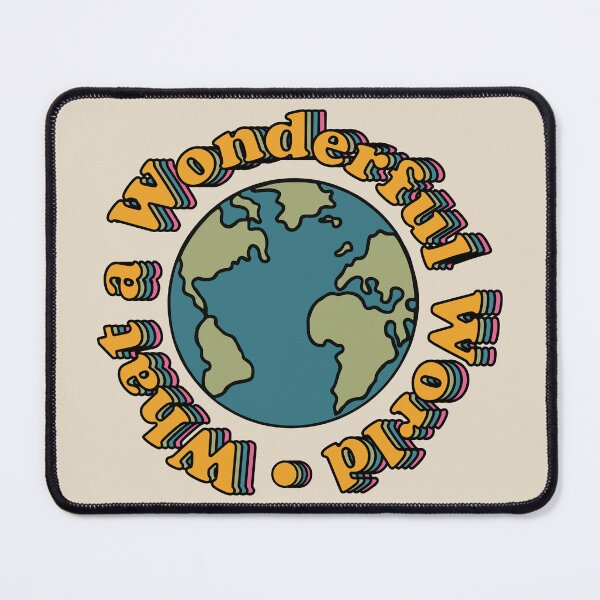 Item preview, Retro What a Wonderful World  designed and sold by Unhinged Heather.