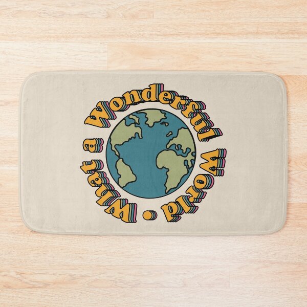 Item preview, Retro What a Wonderful World  designed and sold by Unhinged Heather.