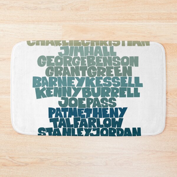 Item preview, Jazz Legends in Type: The Jazz Guitarists designed and sold by Boogosh.