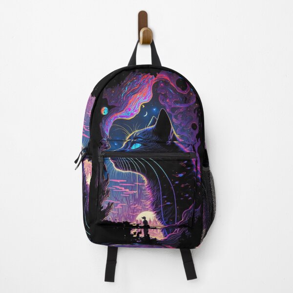 Item preview, Black Cat Psychedelic Cosmic Universe 19 designed and sold by delroy66.