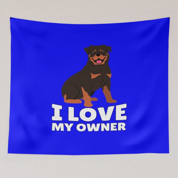 Item preview, Rottweiler Dog Owner I Love My Owner designed and sold by fantasticdesign.