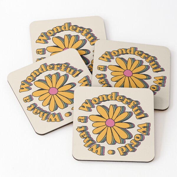 Item preview, Retro What a Wonderful World  designed and sold by Unhinged Heather.