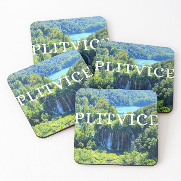 Item preview, Plitvice Lakes in Croatia Aerial View designed and sold by w-world-life-co.