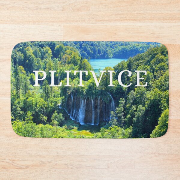 Item preview, Plitvice Lakes in Croatia Aerial View designed and sold by w-world-life-co.