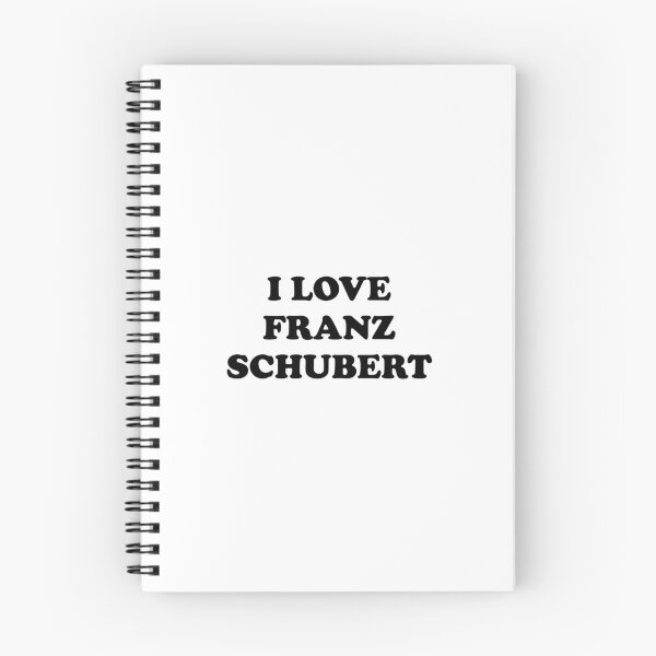 Artikelvorschau, I Love Franz Schubert - Famous Composers entworfen und verkauft von Inspirationmotivation.