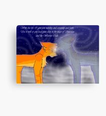 Firestar und Bluestar Metalldruck