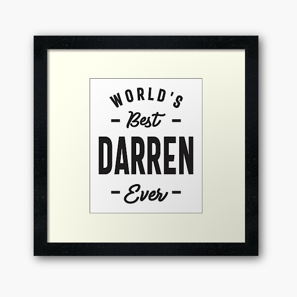 Item preview, World's Best Darren Ever designed and sold by cidolopez.