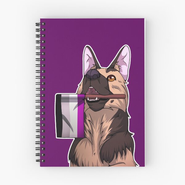 Item preview, Puppy with Asexual Pride Flag designed and sold by TheKohakuDragon.