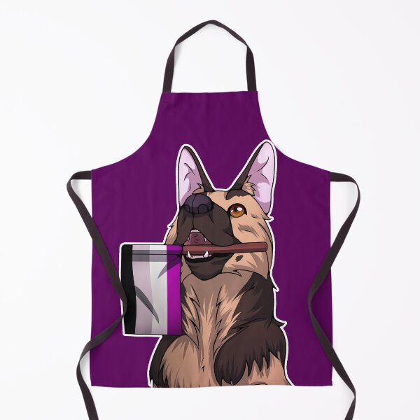 Item preview, Puppy with Asexual Pride Flag designed and sold by TheKohakuDragon.