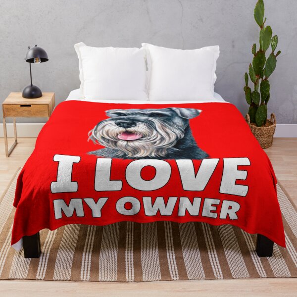 Item preview, Schnauzer Dog Owner I Love My Owner designed and sold by fantasticdesign.