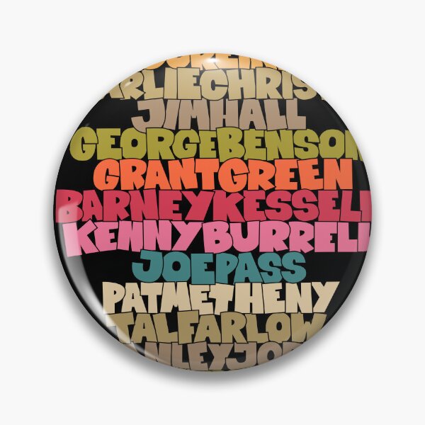 Item preview, Jazz Legends in Type: The Jazz Guitarists designed and sold by Boogosh.