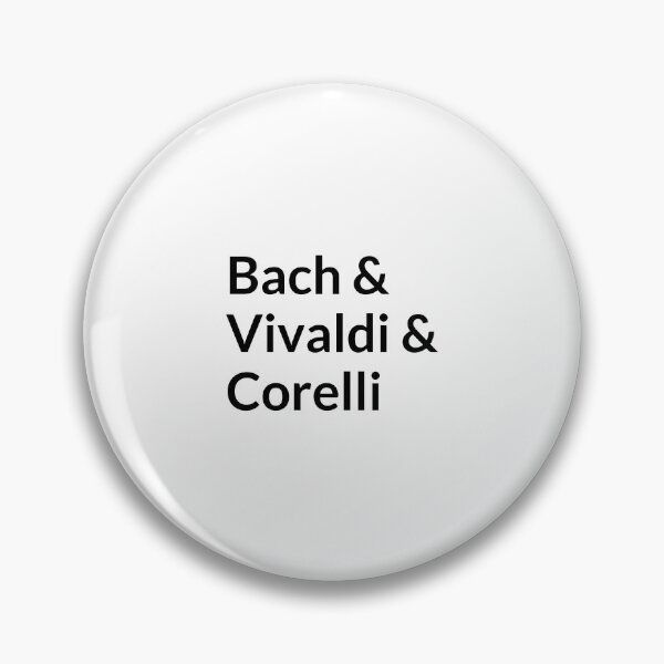 Item preview, Baroque composers - Bach, Vivaldi, Corelli designed and sold by Inspirationmotivation.