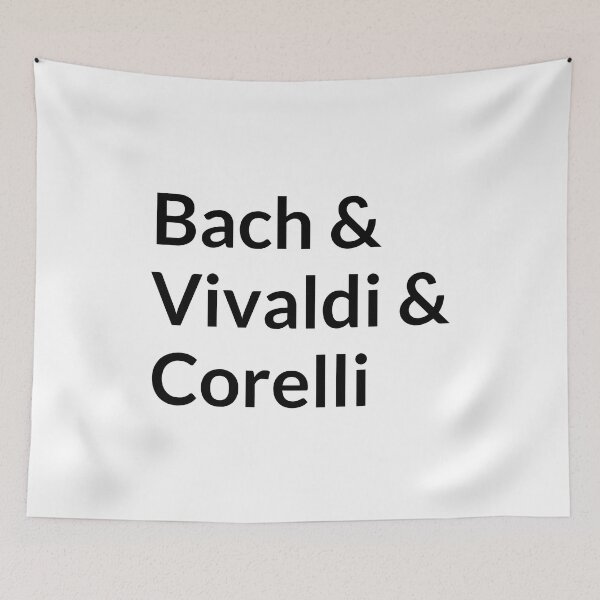 Item preview, Baroque composers - Bach, Vivaldi, Corelli designed and sold by Inspirationmotivation.