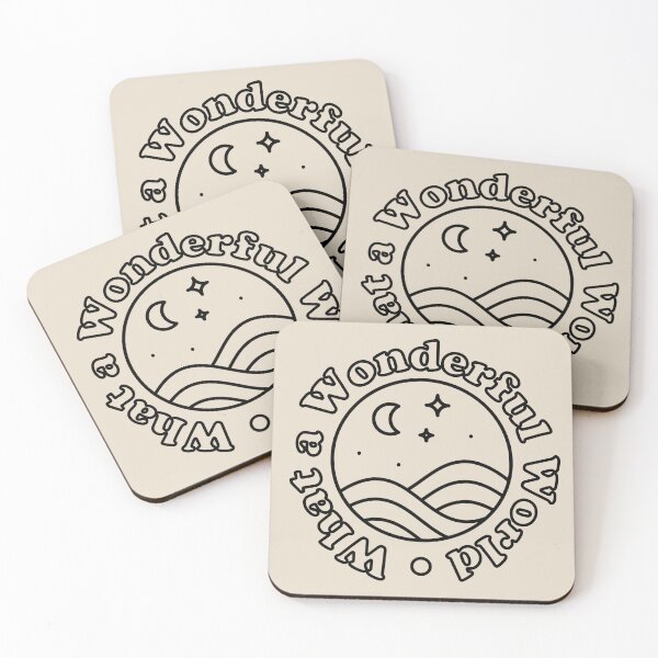 Item preview, Retro What a Wonderful World  designed and sold by Unhinged Heather.