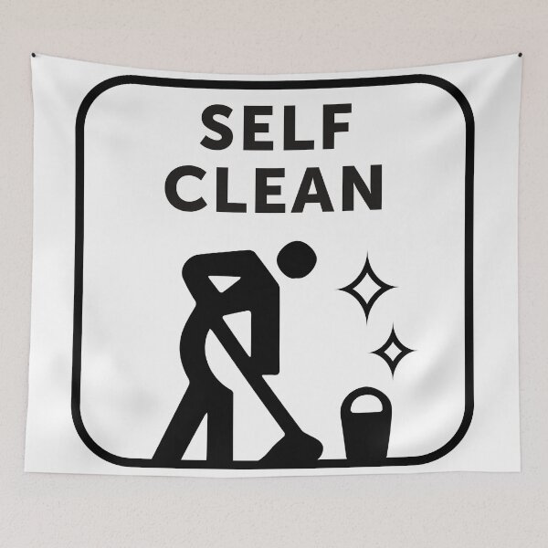Item preview, self clean  designed and sold by WeGotThat.