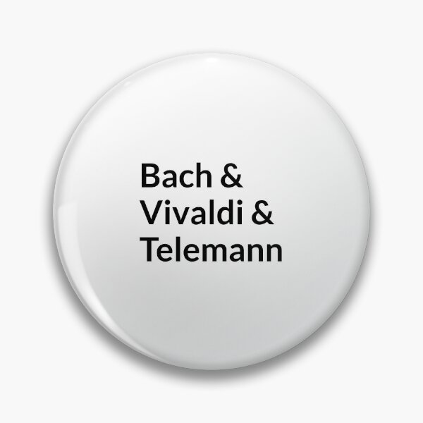 Item preview, Baroque composers - Bach, Vivaldi, Telemann  designed and sold by Inspirationmotivation.