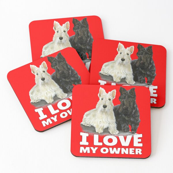 Item preview, Scottish Terrier Dog Owner I Love My Owner designed and sold by fantasticdesign.