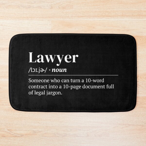 Item preview, Lawyer Funny Urban Dictionary Meaning designed and sold by SpeakSarcasm.